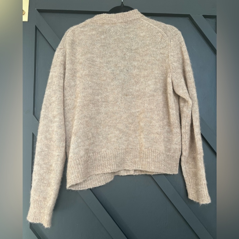 Jenni Kayne Boyfriend Cardigan in Almond, Size Small - Picture 5 of 7